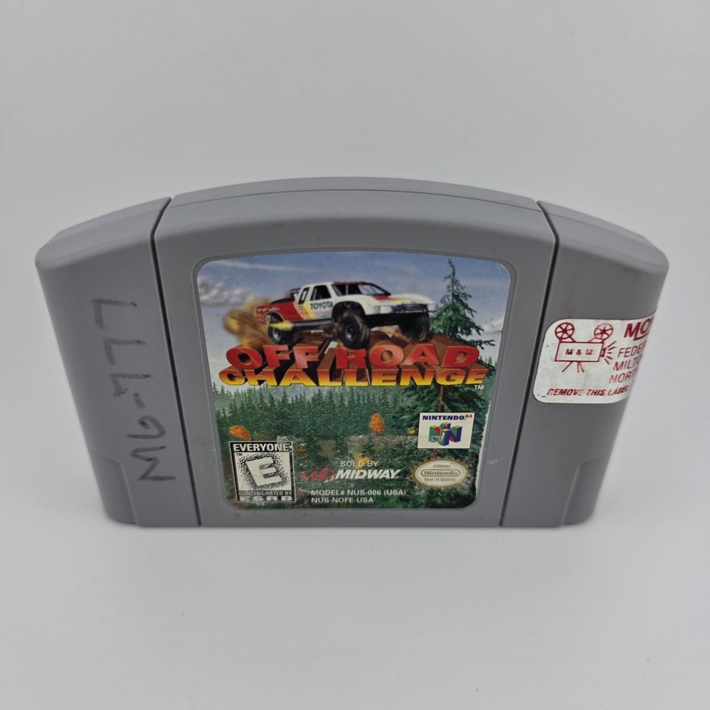Off Road Challenge (Nintendo 64, 1997) Midway Multiplayer Video Game‎ Cartridge